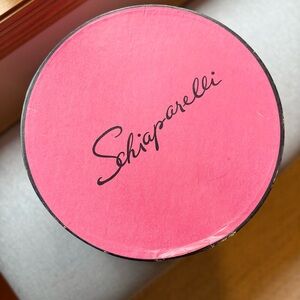 Vintage Elsa Schiaparelli logo pink hot box 13” - RARE collector item